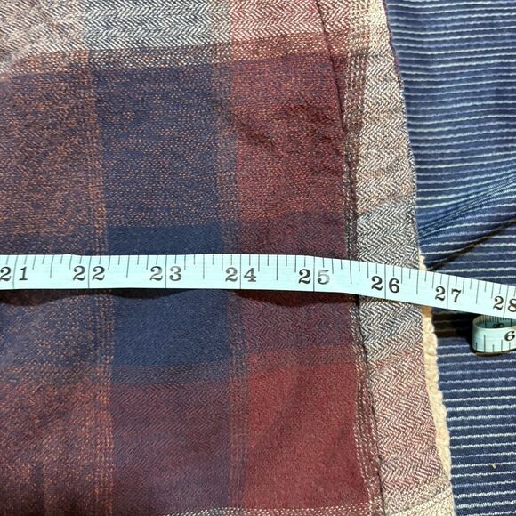 Grizzly Mountain Sherpa Lined Flannel Shirt Mens L Plaid Jacket Shacket Workwear - Picture 6 of 7